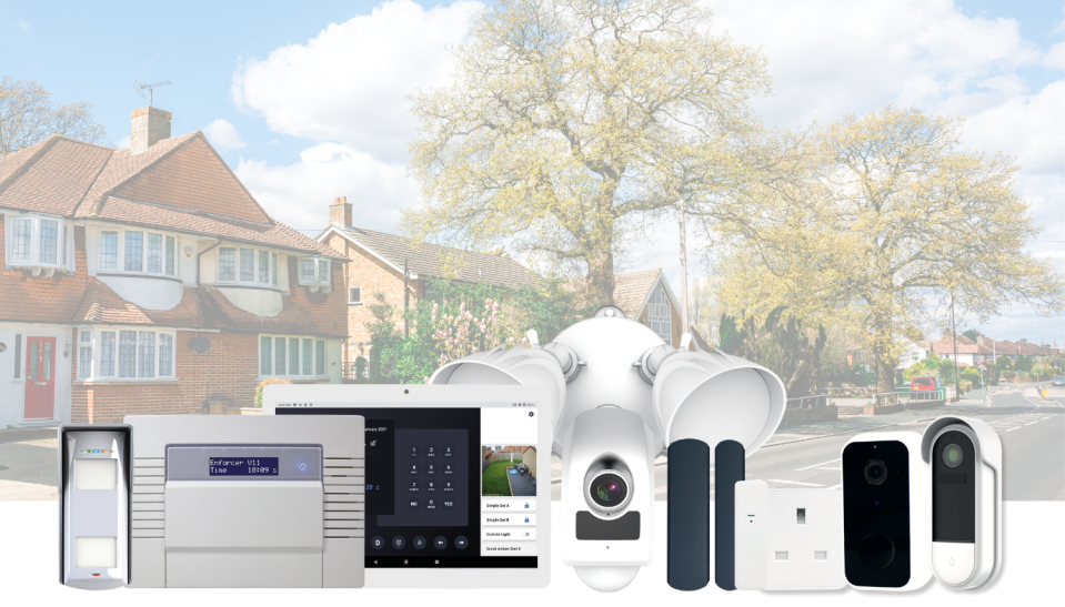 Pyronix wireless alarm system control panel